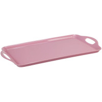 Reston Lloyd 07601 Rectangular Melamine Tray - Pink