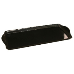 Reston Lloyd 06100 Tidbit Melamine Tray - Black
