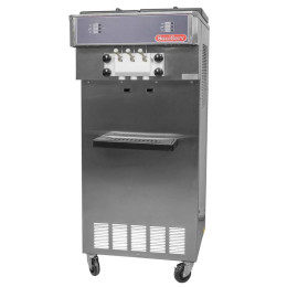 SaniServ 522 floor model twist soft serve ice cream / yogurt machine with AccuFreeze control