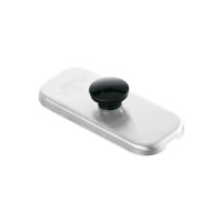 Server Stainless Steel 2/3-Width Lift-Off Fountain Jar Lid