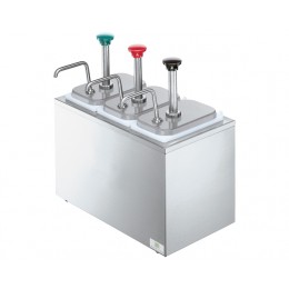 Server Drop-In Insulated Bar w/ 4 Stainless Steel Pumps