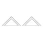 Somerset SM2 2.38in x 1.38in x 0.75in Double Triangular Die Set