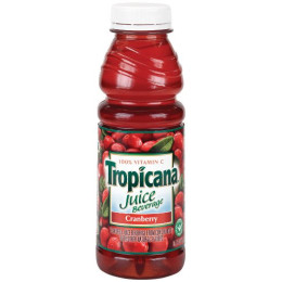 Tropicana Cranberry Cocktail, 15.2 oz Each, 12 Bottles Total