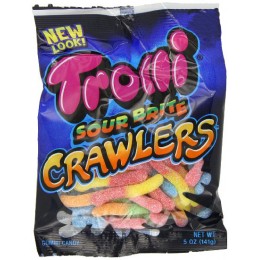 Trolli Sour Bright Crawlers 5 oz. Bag, 12 Bags Total