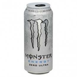 Monster Drink Energy Ultra Zero 16 oz Each Can, 24 Cans Total