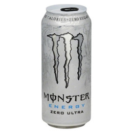 Monster Drink Energy Ultra Zero 16 oz Each Can, 24 Cans Total