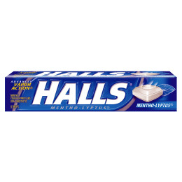 Halls Mentho-lyptus Cough Drop Sticks, 9 Pieces Each, 480 Sticks Total