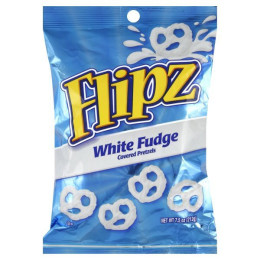Flipz Pretzels White Fudge 7.5 oz Each Bag, 8 Bags Total