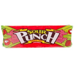Sour Punch Straws Strawberry, 4.5 oz Each, 24 Trays Total