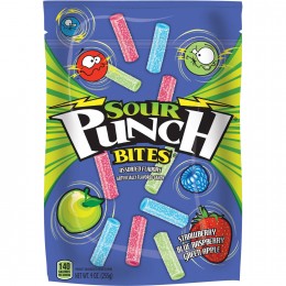 Sour Punch Bites Assorted Flavors 9 oz. 12 Bags Total