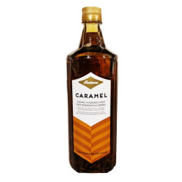 Fontana 11051670 Caramel Coffee Syrup, 1 Liter Each, 4 Bottles Total
