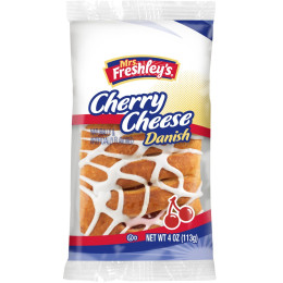 Mrs Freshley's Braod Street Bakery Cherry Turnover Pastry 4.5 oz Each Pack, 48 Packs Total