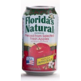 Florida's Natural Apple Juice, 11.5 oz Each, 24 Total