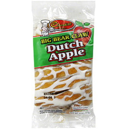 Cloverhill Big Dutch Apple Danish Claw 4.25oz Each Claws 36 Total