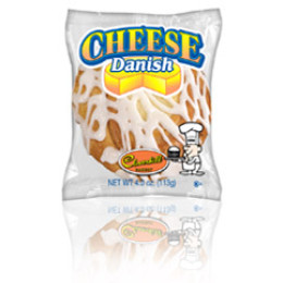 Cloverhill Bakery Cream Cheese Big Danish Claw 4.25oz Each Claws 36 Total