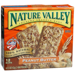 Nature Valley Peanut Butter Granola Bar, 1.6 oz ea. 168 Total