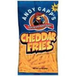 Andy Capp Cheddar Fries, 3 oz Each, 12 Bags Total