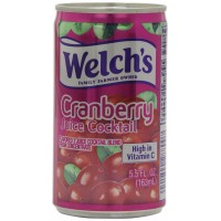 Welch's Cranberry Cocktail, 5.5 oz Each, 48 Cans Total