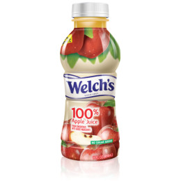 Welch's 100% Apple Juice, 16 oz Each, 12 Bottles Total