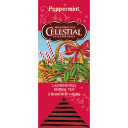Celestial Seasonings Peppermint Tea 25 Tea Bags - 6 Packs Total