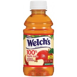 Welch's 100% Apple Juice, 10 oz Each, 24 Bottles Total