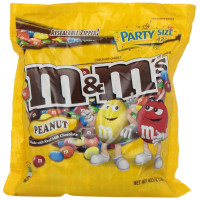 M & M's Peanut Butter Stand Up Pouch, 42 oz Each, 6 Pouches Total
