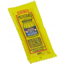Heinz Mustard Packet, 5.6 gm Each, 200 Packets Total