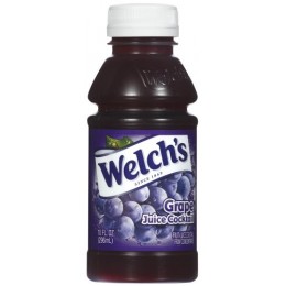 Welch's 100% Grape Juice, 10 oz Each, 24 Bottles Total