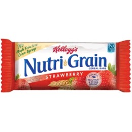 Nutri Grain Bar Strawberry, 1.3 oz Each, 12 Boxes of 8 Bars, 96 Total