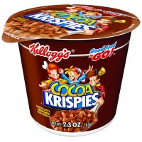 Cocoa Krispies 2.3 oz Cereal Cup, 10 Boxes of 6 Cups, 60 Total