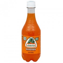 Jarritos Mandarin Soda, 16.9 oz Each, 24 Bottles Total