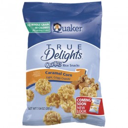 Quaker Caramel Corn Popped Rice Snacks .91oz 60cs
