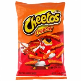 Cheetos 44366 Crunchy Cheese Flavored Snack, Case of 64, 2oz Bags