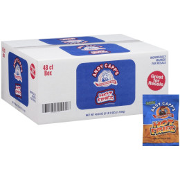 Andy Capp Hot Fries, .85 oz Each, 72 Bags Total