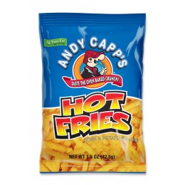 Andy Capp Hot Fries, 1.5 oz Each, 48 Bags Total