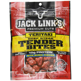 Jack Link's Premium Cuts Teriyaki Beef Steak Nuggets 1oz ea 48 Total