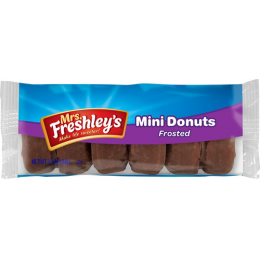 Mrs Freshley's Mini Chocolate Donuts, 3.3oz ea. 72 Total