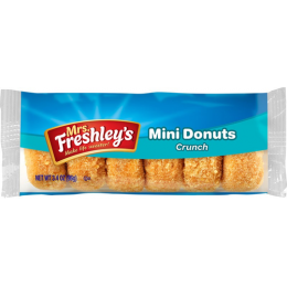 Mrs Freshley's Mini Crunch Donuts, 3.4oz ea. 72 Total