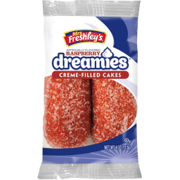 Mrs Freshley's 48039540 Raspberry Dreamies, 4oz each 48 Total