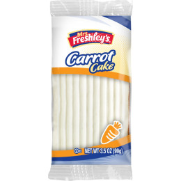 Mrs Freshley's Carrot Bar Cake, 3.5oz each 48 Total