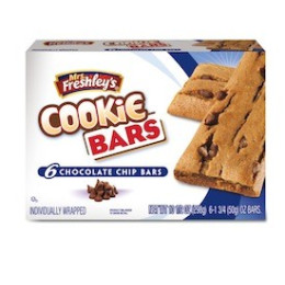 Mrs Freahley's Chocolate Chip Cookie Bar, 1.5 oz Each Pack, 108 Packs Total