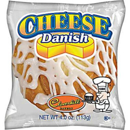 Cloverhill Round Cheese Danish 4oz Each 36 Pastries Total