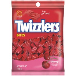 Twizzlers Cherry Bites 7 oz. Bag, 12 Bags Total