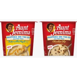 Aunt Jemima 56818 Cup Pancake Chocolate Chip Mix 2.11oz/12 Total
