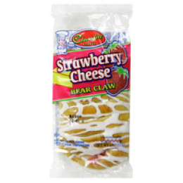 Cloverhill Strawberry Cheese Danish Claw 4.25oz Each Claws 36 Total