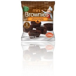 Cloverhill Mini Chocolate Brownies, 2.5 oz Each, 48 Bags Total
