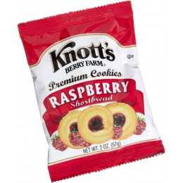 Knott's Berry Farm Shortbread Raspberry Cookies, 2 oz Each, 60 Bags