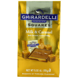 Ghirardelli Milk and Caramel Filled Chocolate, 5.32 oz Each, 6 Total