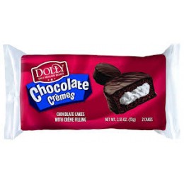 Dolly Madison 705673 Cake Chocolate Cream Filled 2.55oz Each, 6 Boxes of 6 Packs, 36 Total
