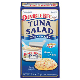 Bumble Bee Tuna Salad with Crackers, 3.5 oz Each, 12 Packs Total